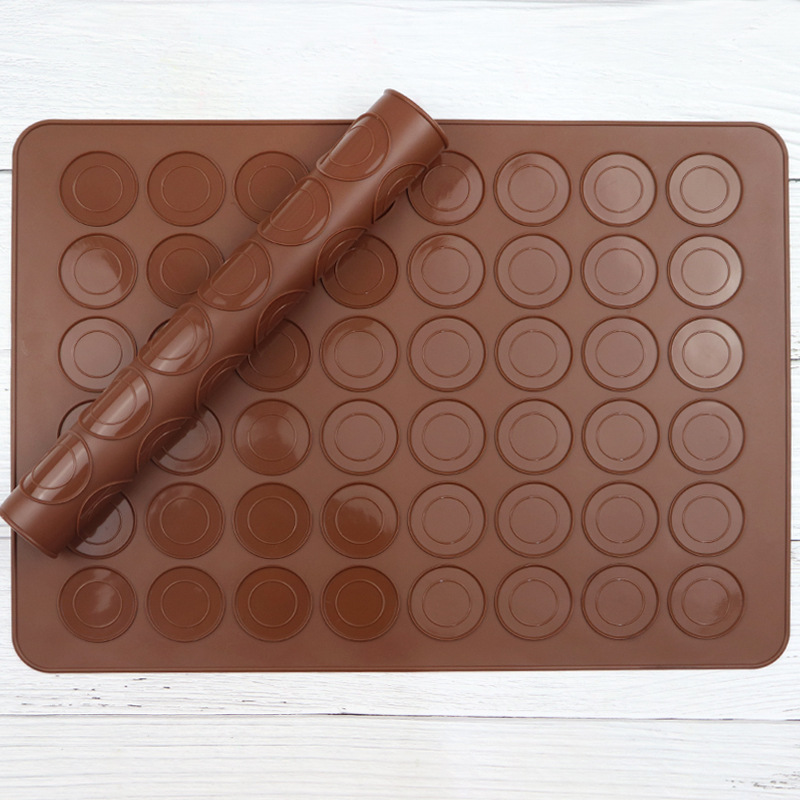 Than direct 48 hole large round macaron silicone pad DIY silicone pad baking chocolate silicone mold