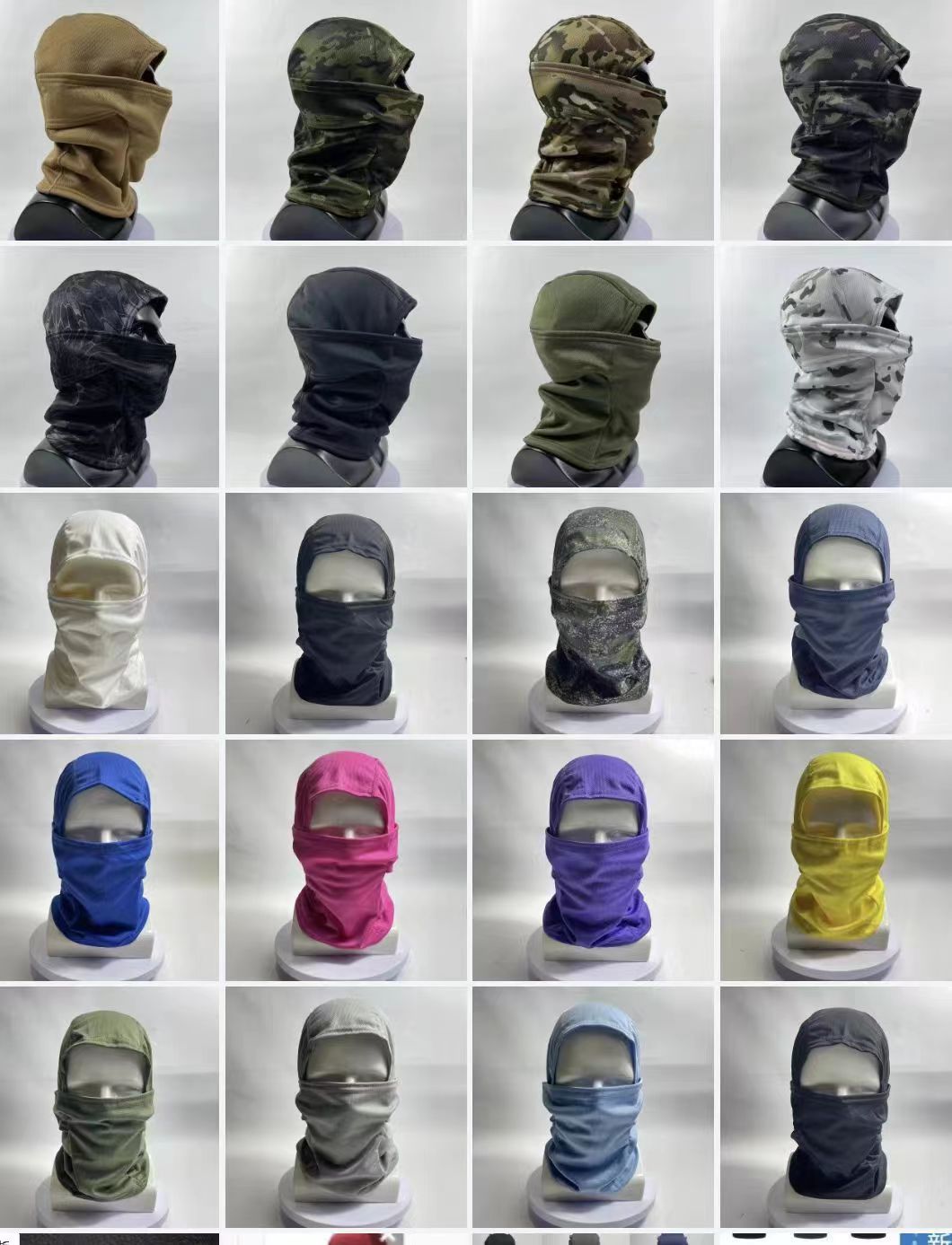 Outdoor Camouflage Headgear Tactical Riding Headgear Dustproof Headband Men's Sunscreen Fishing Mask Face Covering Windproof Headgear