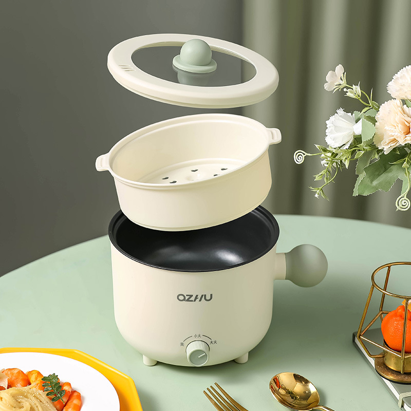 Multi-functional mini electric cooker student dormitory small electric hot pot household integrated electric cooker non-stick pot cooking pot