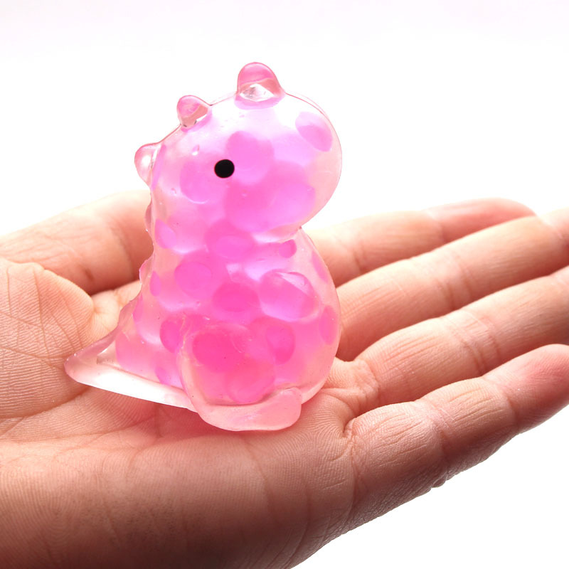 New cross-border bead ball dinosaur pinch music creative vent decompression decompression tpr Halloween Christmas explosion toys