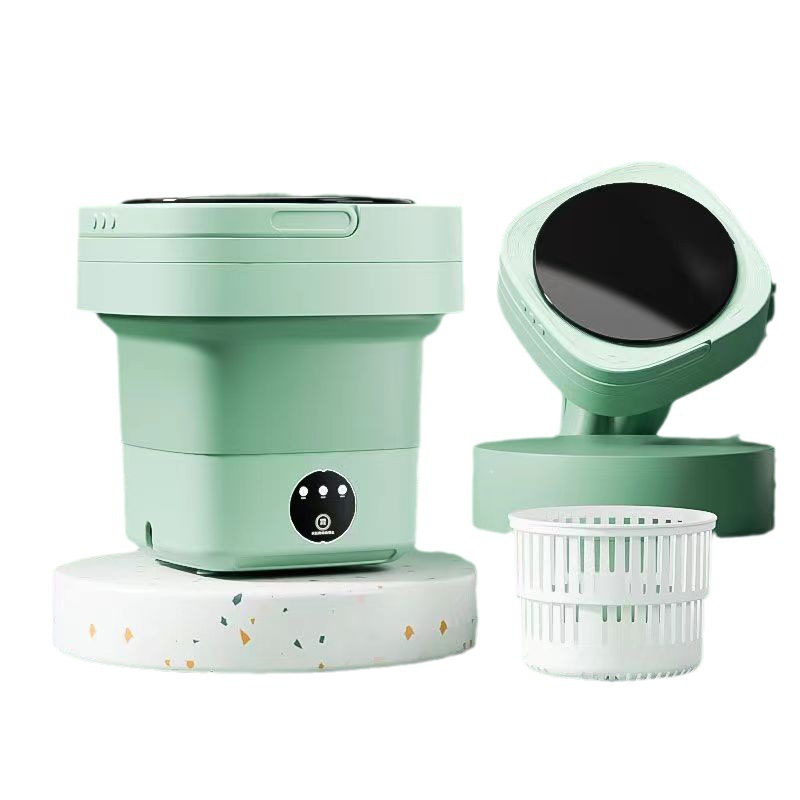 Factory Direct folding 8L washing machine small student dormitory washing machine baby Washing Machine Portable