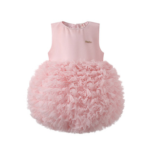 New Girls Princess dress Tutu Skirt Children's Sweet Tutu Skirt Baby Girl Mesh Vest Skirt Cake Skirt