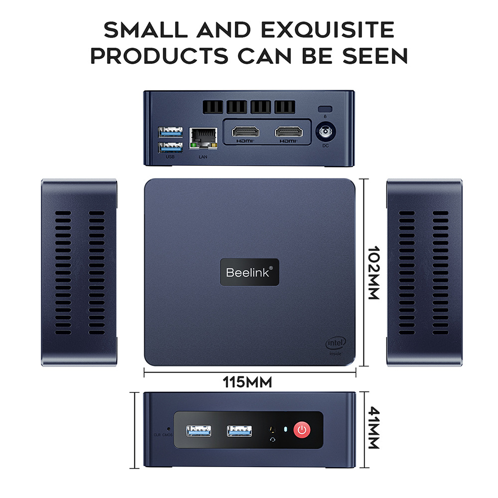 Beelink MINI S N5095 mini host 4K home office computer minipc mini computer