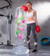 Transparent Flamingo Boxing Column