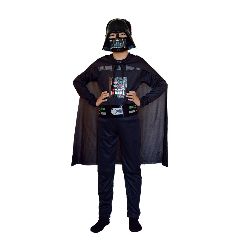 Halloween Black Soldier White Soldier Star Wars Costume Jedi Knight Kids Cos Yoda Mandalorian Romance Suit