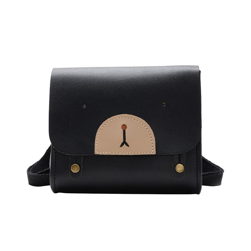 Children's retro bear backpack 2021 new fashion small square bag cute bear mini backpack fashion