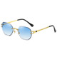 Gold frame gradient blue C2