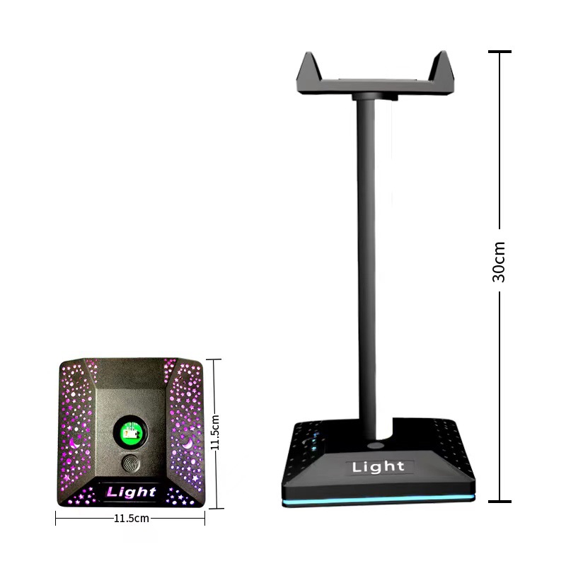 Desktop Atmosphere Light Headset Bracket Magic Color 2811 Built-in IC Electric Competition Atmosphere Light Magic Color