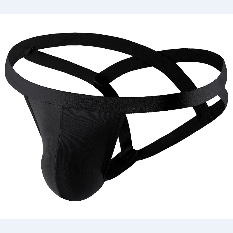 New Men's hollow-out double-Ding underwear, comfortable, breathable, trendy, sexy, personalized, sexy.