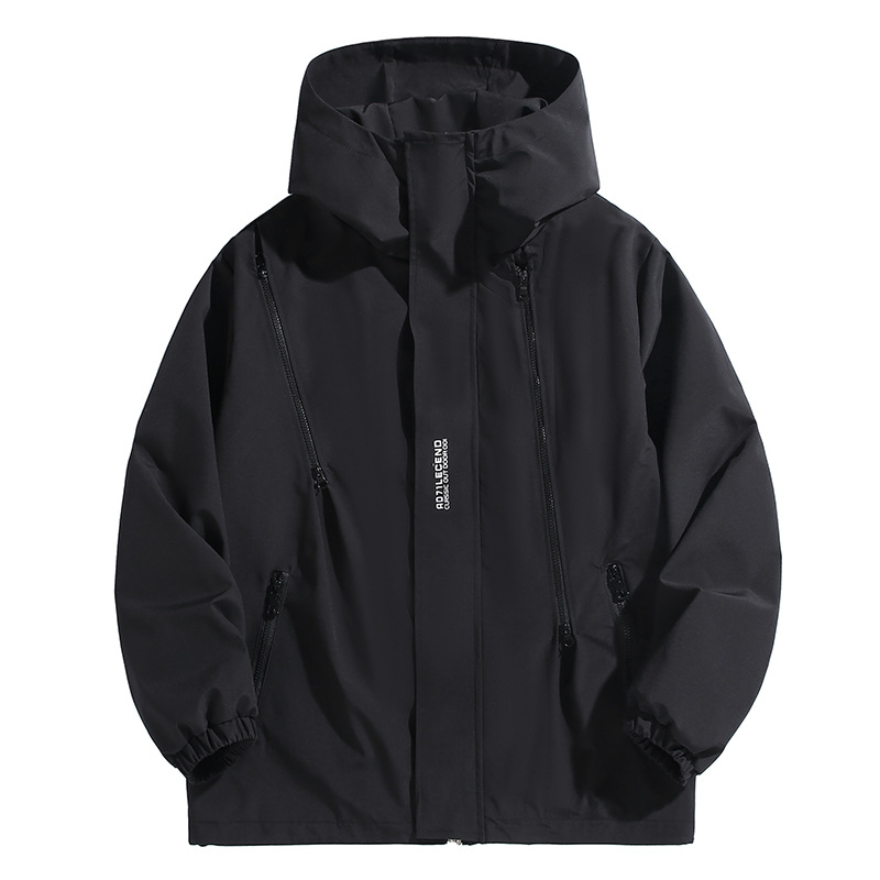 2023 new outdoor jacket men's autumn plus size plus size trendy brand fat loose jacket men's jacket all-matching