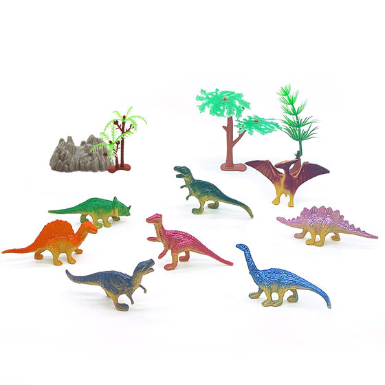 Simulation Animal Model Small Dinosaur Toy Marine Animal Poultry Farm Plastic Children Archaeological Toys Wholesale