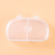 Transparent bear storage box