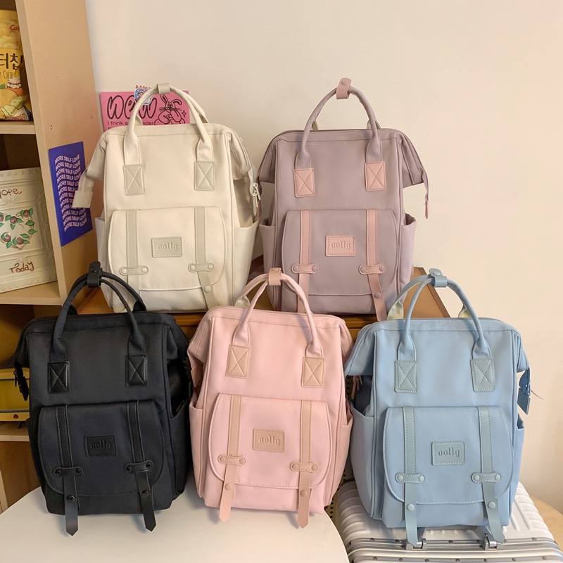 2024 New Fashion large backpack waterproof middle school student schoolbag casual trendy backpack wholesale