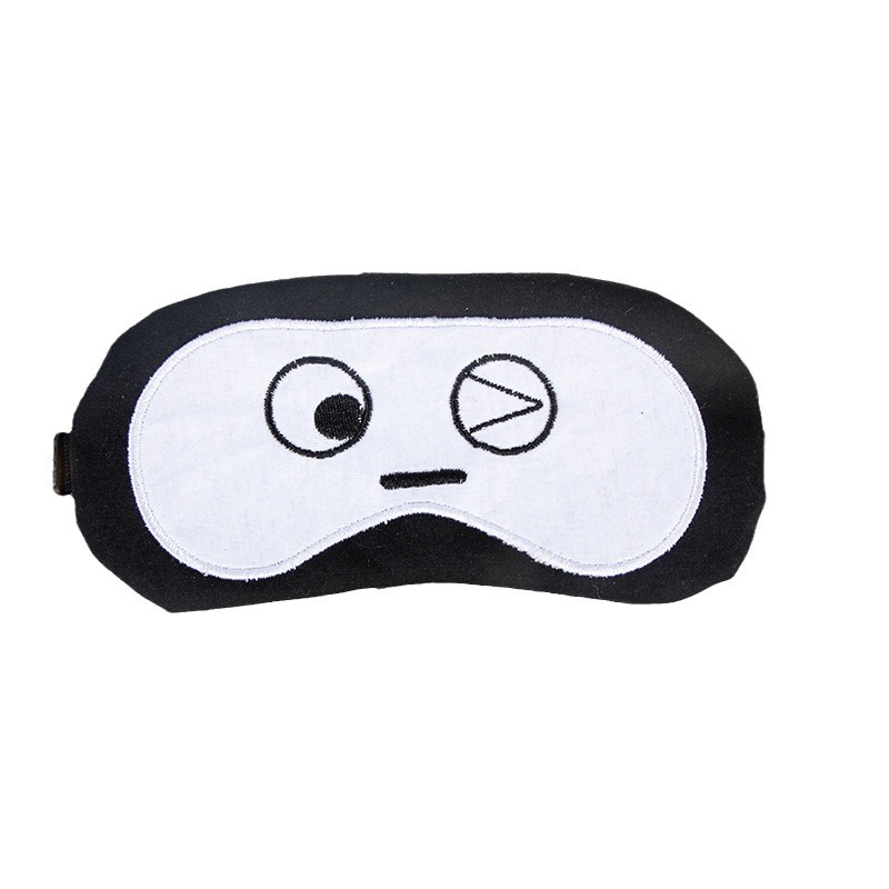 Fashion Cartoon Sleep Eye Mask Shading Artifact Cute Sand Sculpture Funny Children Student Eye Mask Cross-border Hot and Cold Compress
