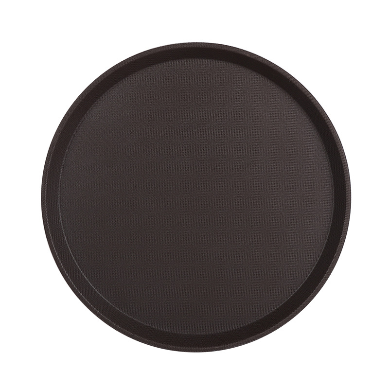 Non-slip plastic tray rectangular round tea bar KTV Rice Hotel supplies tableware serving dishes for commercial use