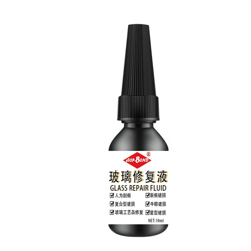 Rubbing rod automobile glass scratch repair liquid glass crack repair agent uv shadowless glue reducing agent non-trace glue