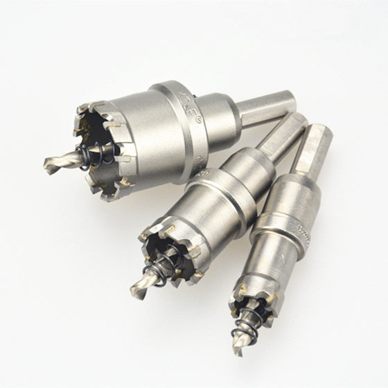 Carbide hole opener stainless steel hole opener metal iron plate aluminum alloy drill bit reamer