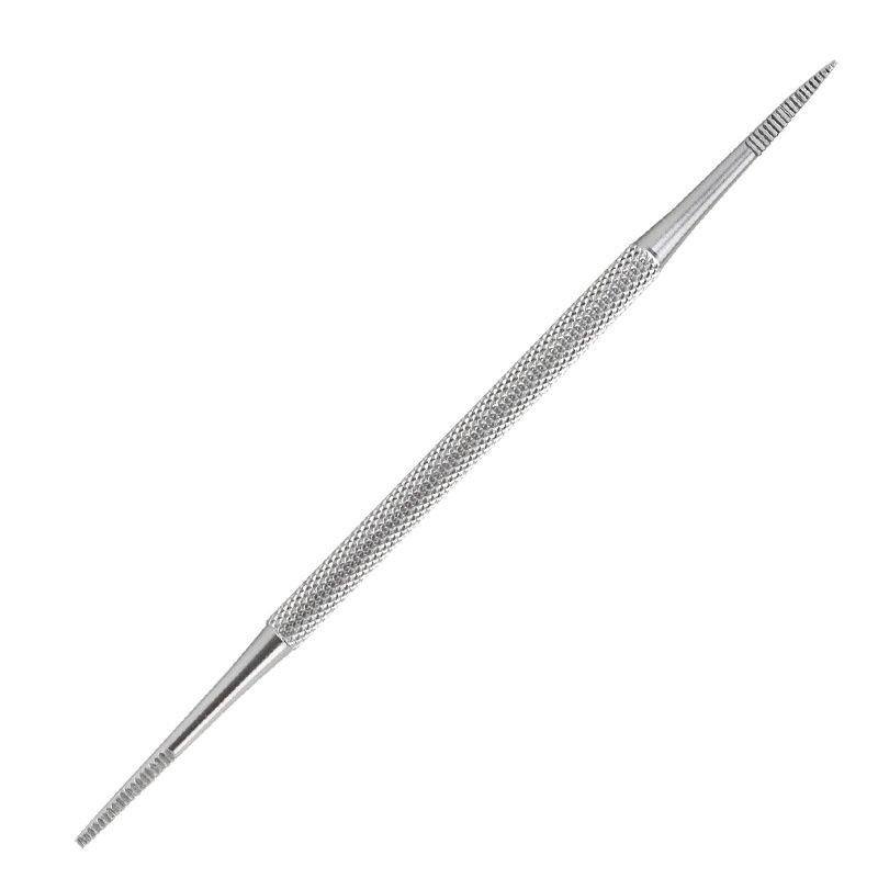 Stainless Steel Curved Straight Double Head Nail Scraper Nail Scraper Nail Scraper Nail Scraper Nail Groove Pain Inlay Nail Pedicure Tool