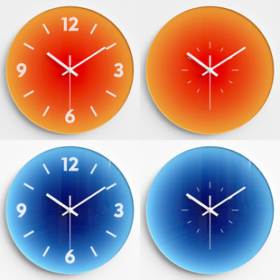 Watch Living Room Wall Clock Simple Glass Clock Home Creative Clock Fashion Decorative Clock 12 Inch 30cm Amazon