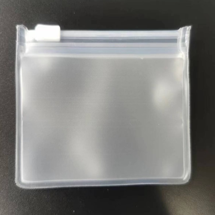EVA frosted jewelry bag soft anti-oxidation jewelry bag portable travel tablet storage bag sliding lock pill bag