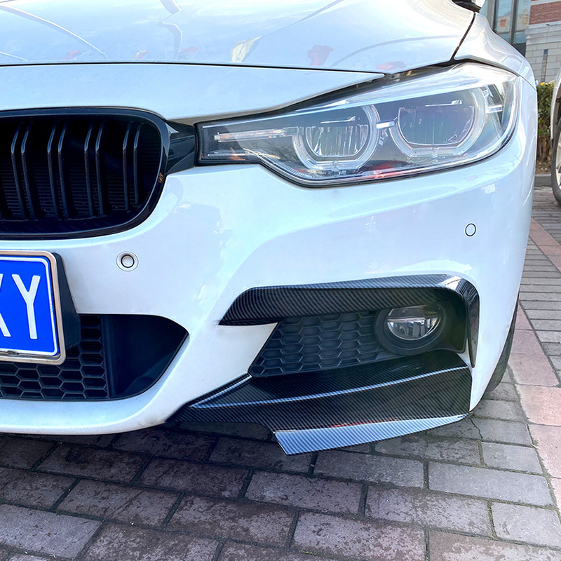 M パックフロントバンパー修正 Bmw 3 シリーズ F30 320i 325i 2013-2019 フォグライト風ナイフ角度トリム|undefined