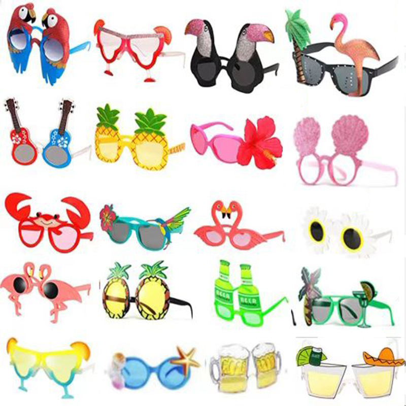 Summer Flamingo Glasses Hawaiian Style party Beach Wine Glass Prom Glasses Funny party
