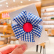 22# Blue-plaid flowers