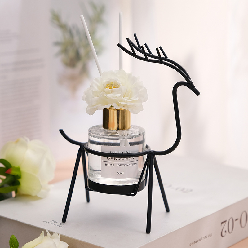 Metal iron aromatherapy ornaments fire-free essential oil fragrance home room bathroom perfume bedroom lasting deodorant