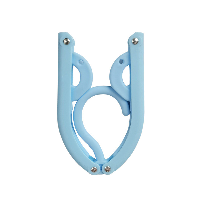 Folding Hanger Multifunctional Drying Hanger Non-slip Outdoor Travel Hanger Travel Portable Magic Hanger Factory Straight Hair