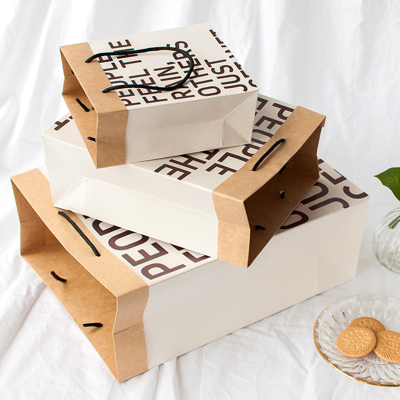 Gift Bag Portable Packaging Gift Bag Paper Bag Birthday Shoe Box Advanced Sense for Couple Tanabata Festival Packaging