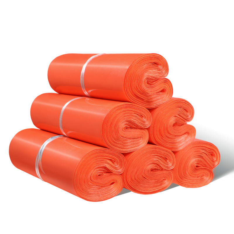 Orange Logistics Packaging and Transportation Bag Shunfeng Destruction Express Bag Thickened 12 Silk Waterproof Packaging Bag Production Wholesale