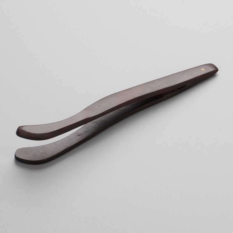Ebony Wooden Tea Clip Tweezers Kung Fu Tea Set Tea Ceremony Accessories Clip Tea Cup High-end Wash Cup Anti-slip Tea Tea Wash