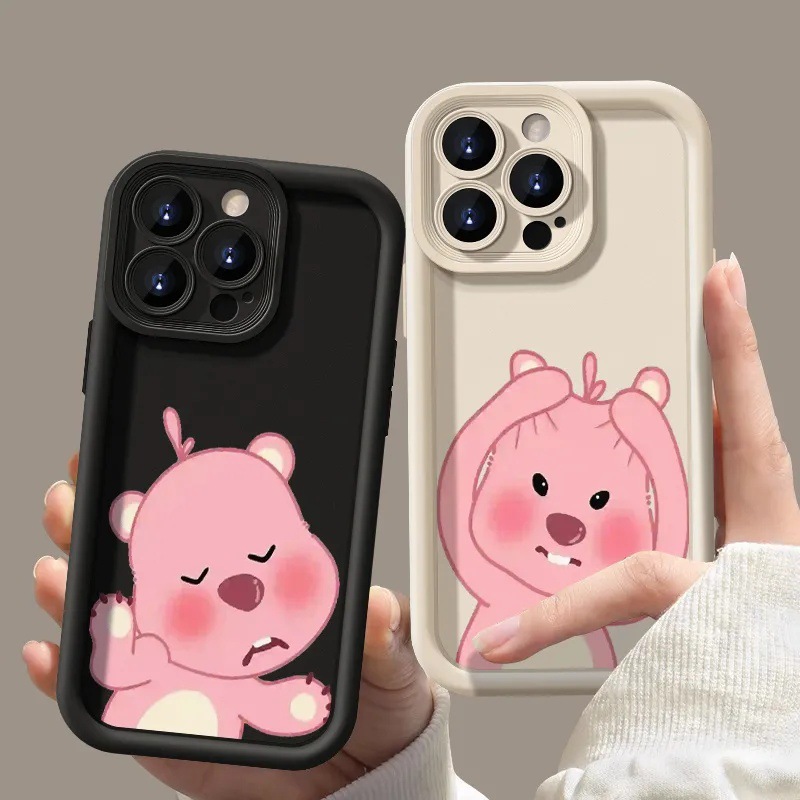趣味表情露比適用蘋果15promax手機殼可愛iPhone14Pro卡通13搞怪