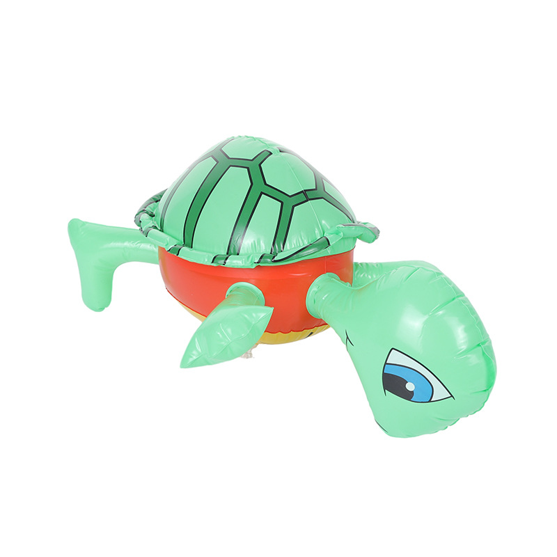 Cartoon animal toy inflatable turtle children's toy small gift inflatable night market stall turtle
