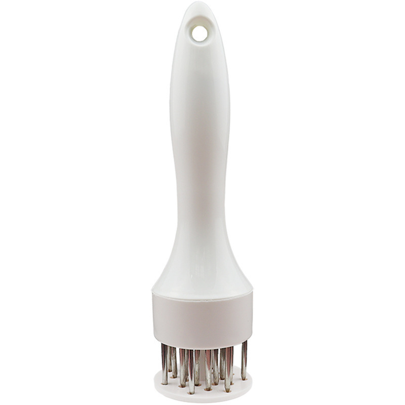Household stainless steel steak hammer pine meat needle household meat tenderizer hole breaking rib device tapping meat hammer meat clamping needle