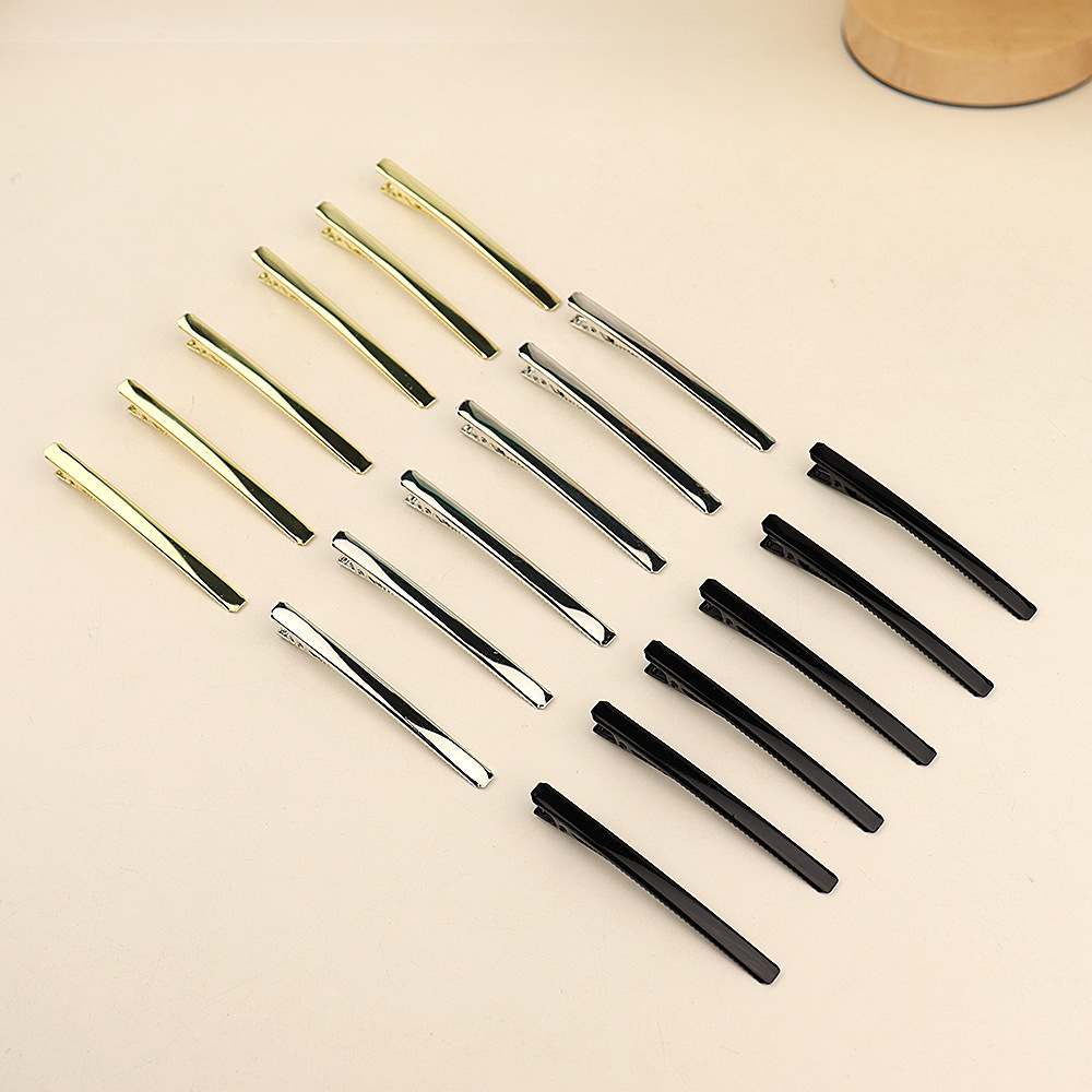 Cross-border hairpin black BB clip pea clip drop clip bangs clip headdress adult hairpin edge clip hair accessories female clip