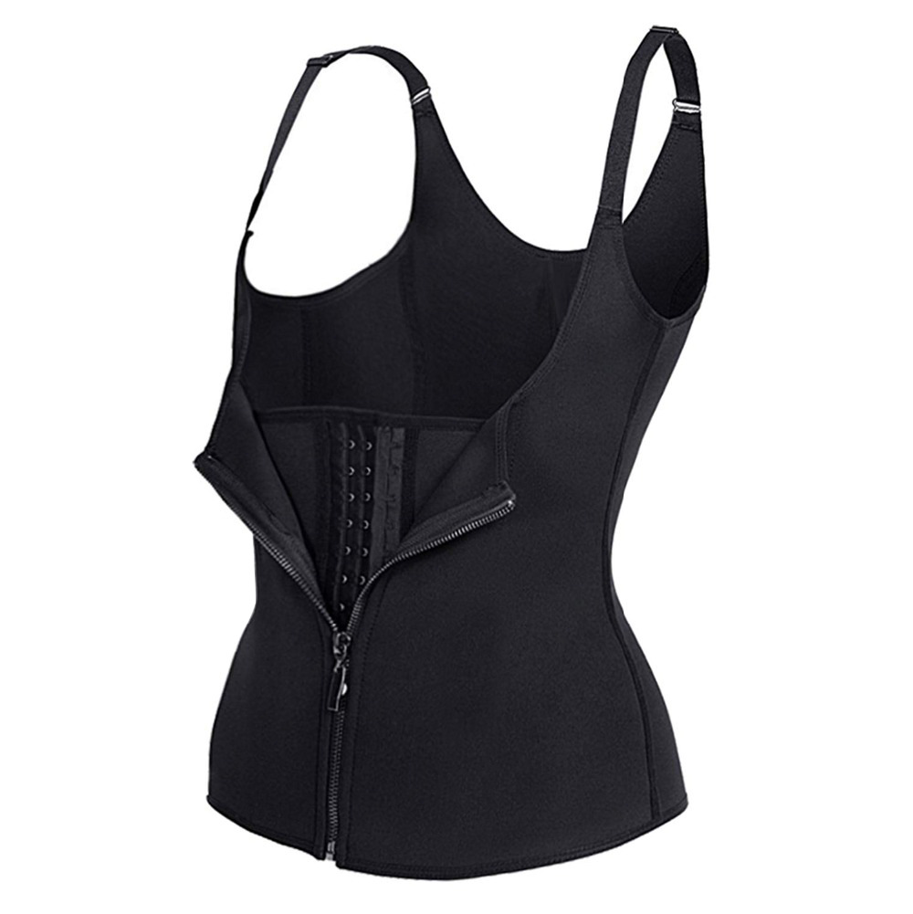 Amazon Cross-border Women's Body Palace Belly Curly Cloth Neoprene Triple Cloth Sweat Vest Shaper