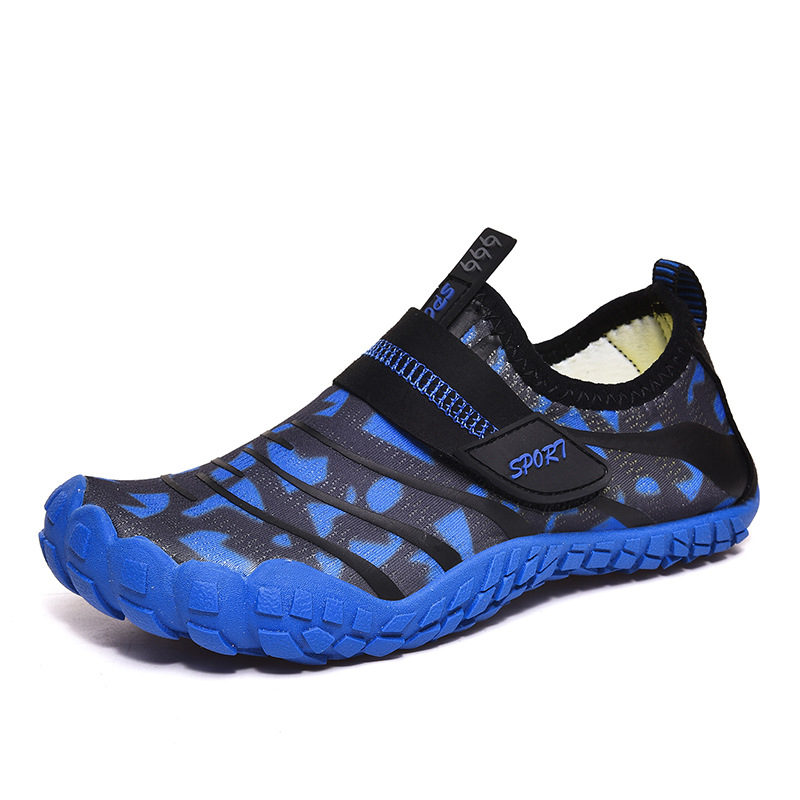 2024 Cross-border Five-finger Tracing Shoes Boys Wading Shoes Children's Outdoor Diving Beach Shoes Girls Breathable Fitness Shoes