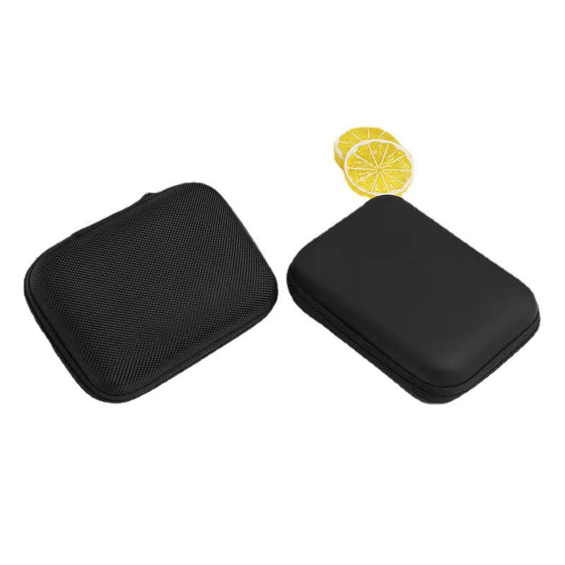 Hard disk pack power supply digital data cable wired headset storage bag remote control storage box eva mobile phone zipper bag