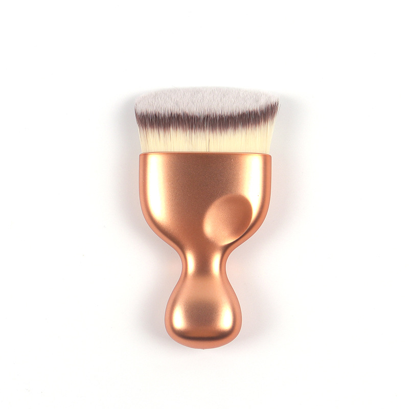 Source manufacturers shake the sound of the same oblique skeleton brush multi-functional makeup finger thumb printing contour brush multi-purpose foundation brush