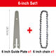 Cross-Border 4/6/8 inch hacksaw chain electric chain saw blade mini electric chain and guide wood cutting accessories