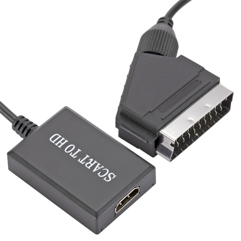 HD scart to hdmi converter scart to hdmi adapter cable video cable 1080P converter