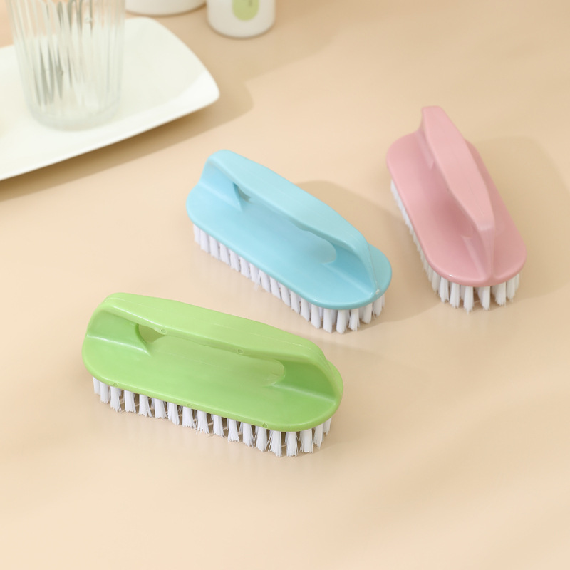 Household soft fur cleaning brush laundry shoes multi-functional cleaning brush shoes do not hurt shoes artifact portable handle brush wholesale