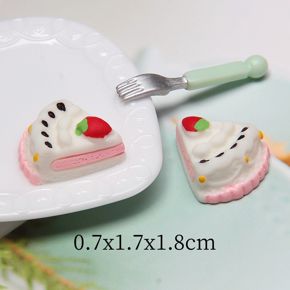 Resin Accessories Sandwich Cream Cake Triangle Rainbow Cake DIY Cream Phone Case Material