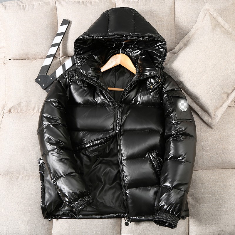 2023 Winter New Fashion Korean style couple wear cross-border down jacket men's short outdoor thickened hooded 118