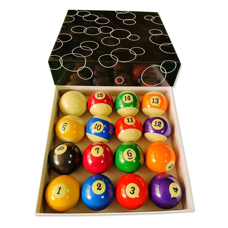 Black box ball 57.2 American billiards black eight crystal billiards American ten six color billiards standard large billiards