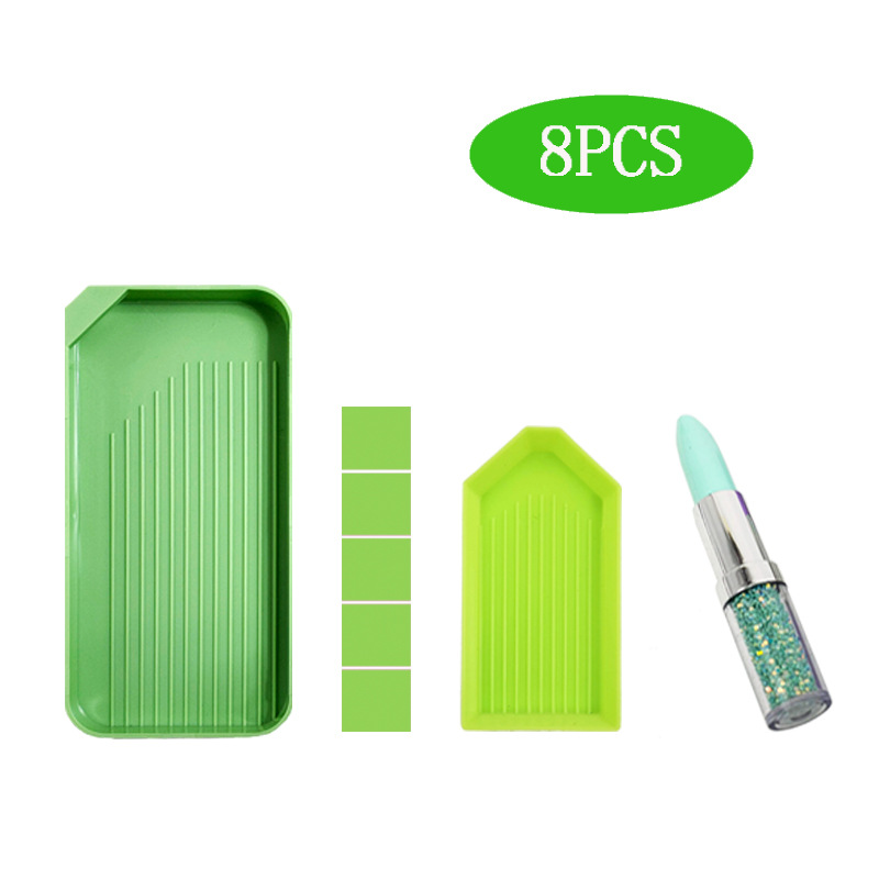 New Diamond painting lipstick point drill pen suit sticking Diamond Cross Stitch Kit funnel point drill plate clay accessories