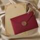 3 linen wine red envelopes 10 cowhide rabbit writing paper 3 paint prints