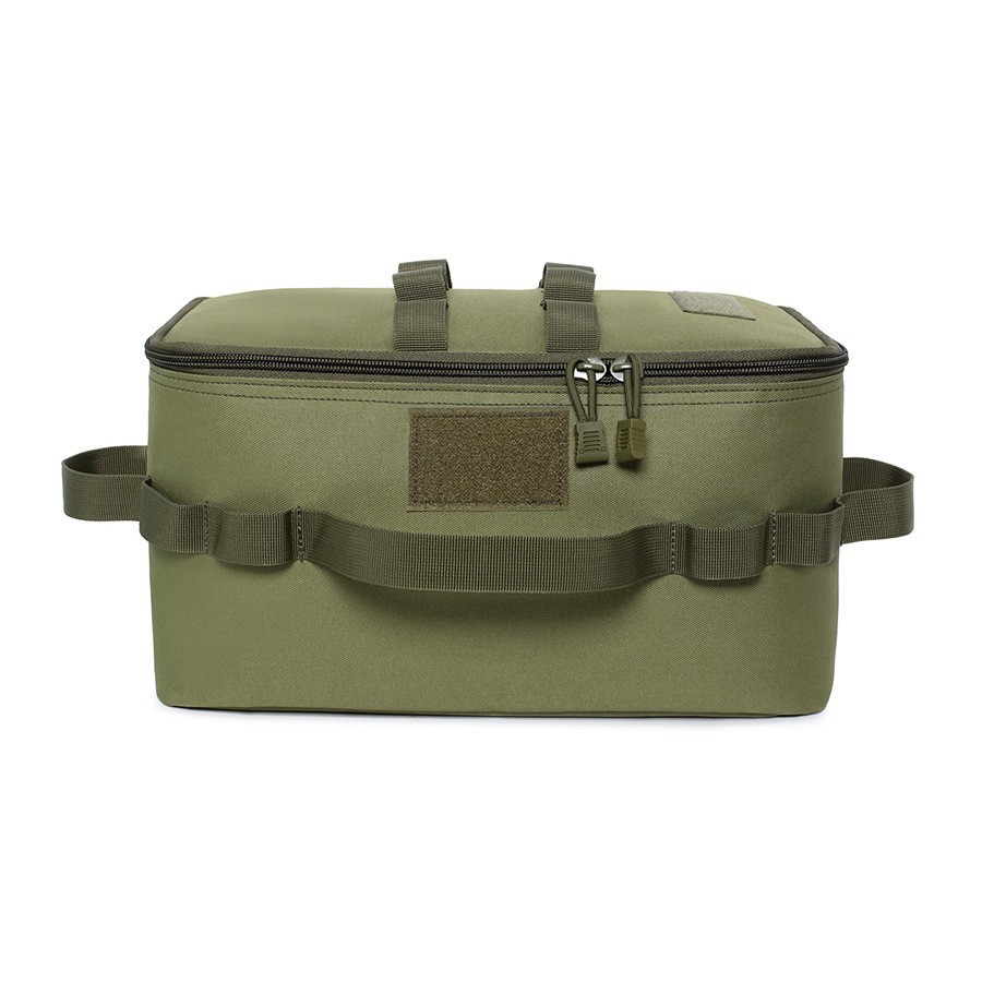 Outdoor camping picnic tableware storage bag handbag multi-functional folding portable tools camping trailer bag