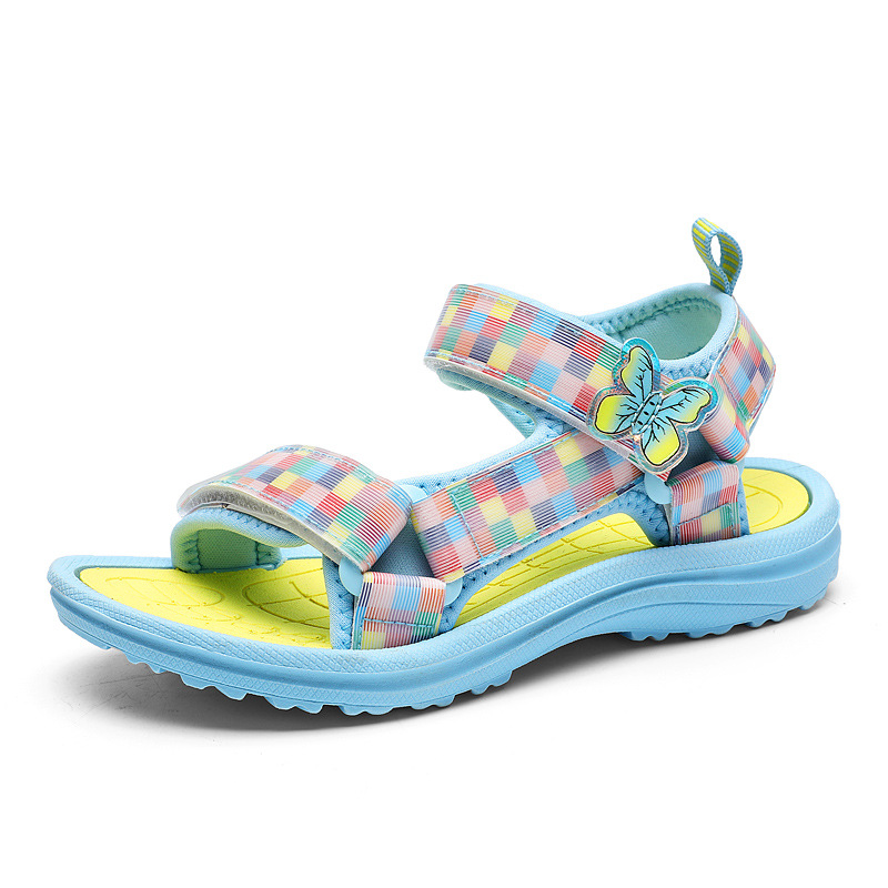 2023 Summer Girls New sandals 25-38 light Fashion Women's Beach princess shoes summer cross-border supply